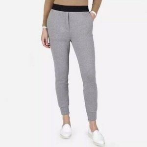 Everlane Street Fleece Tapered Jogger Sweatpants Gray Black Size Extra Small